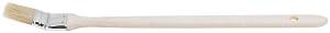 Кисть радиаторная, натур. светлая щетина, деревянная ручка 1,5" (38 мм) КУРС